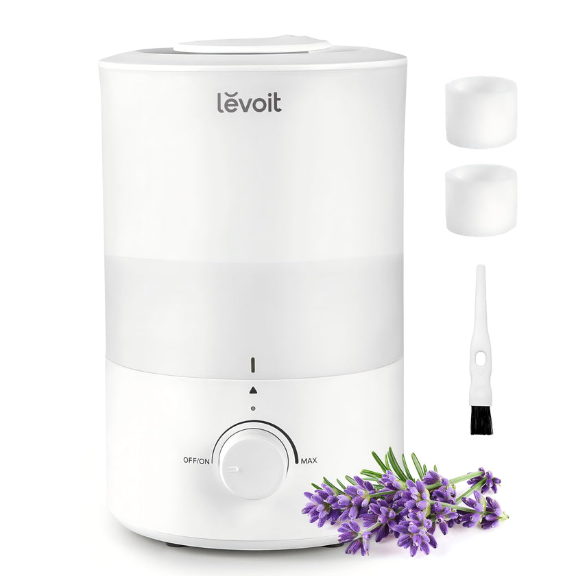 Levoit Humidifiers for Bedroom Large Room, 3L Top Fill, Oil Diffuser, White 🍁 All In One Marketplace Canada