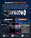 70mai 4K Front Dash Cam Built in WiFi, Smart Dash Camera for Cars, WDR, Night Vision, iOS/Android Mobile App, WDR, Night Vision, Loop Recording, Parking Monitor, Time-Lapse (M310 Plus 4K) (2160P) 🍁 All In One Marketplace Canada