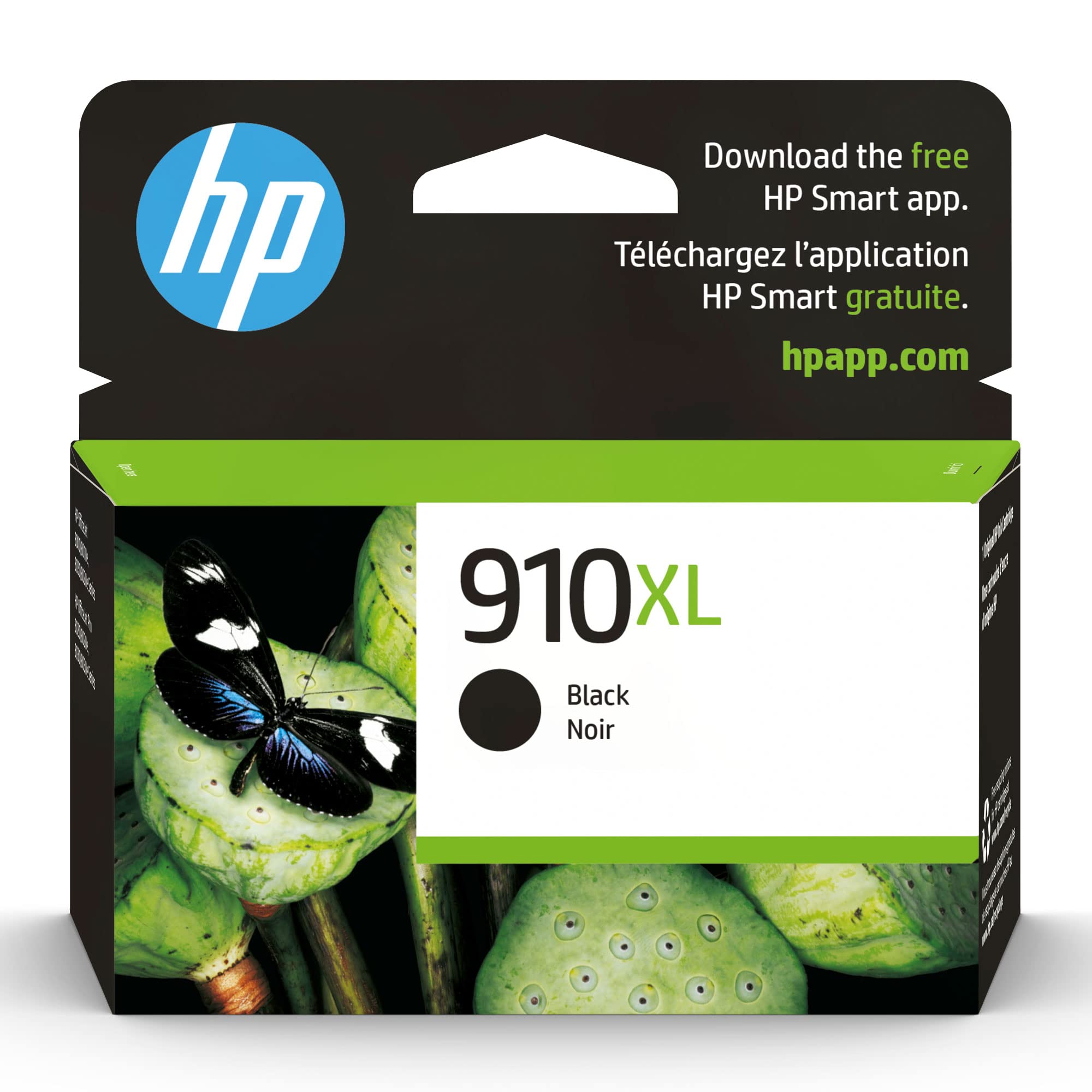 Original HP 910XL Black High-Yield Ink Cartridge | Works with HP OfficeJet 8010 8020 HP OfficeJet Pro 8020 8030 | Eligible for Instant Ink, High Yield 🍁 All In One Marketplace Canada