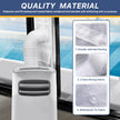 LOVIGA Universal Sliding Door Seal for Portable Air Conditioner and Dryer, 100% Sealing AC Door Vent Kit for Max 15cm Diameter Exhaust Hose, 25X192~232 Length Adjustable for Moblie A/C 🍁 All In One Marketplace Canada