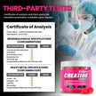 Creatine Monohydrate Gummies 5000mg for Men & Women, Gomitas de Creatina 5g Creatine Monohydrate, 0g Sugar Creatine Pre-Workout for Muscle Strength, Vegan, 120 Count Strawberry (Pack of 1) 🍁 All In One Marketplace Canada