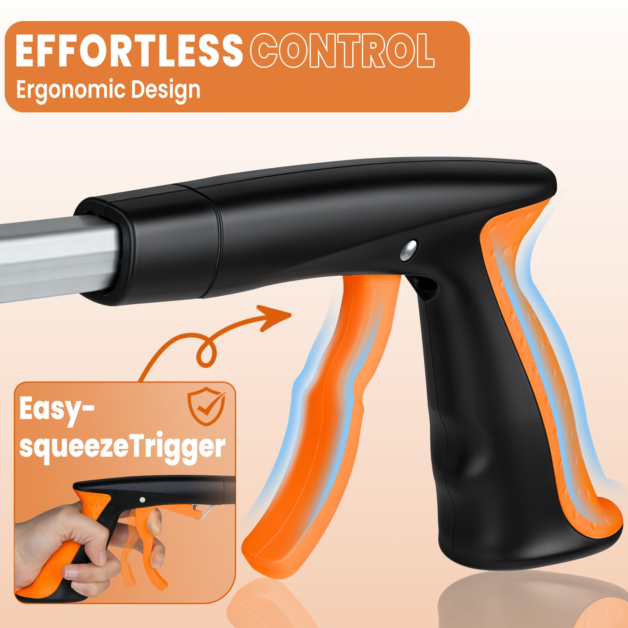 bemece 2-pack Grabber Reacher Tool, 32.68’’ (83cm) Garbage Picker Grabber, Foldable Magnetic Reacher Grabber for Seniors Adults - Blue & Orange 🍁 All In One Marketplace Canada