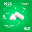 PUR Gum | Aspartame Free Chewing Gum | 100% Xylitol | Natural Spearmint Flavoured Gum, 55 Pieces (Pack of 6) 🍁 All In One Marketplace Canada