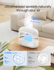 DREO 4L Smart Humidifiers for Bedroom, Top Fill Quiet Cool Mist Humidifier for Baby Large Room, Ultrasonic with Oil Diffuser, Nightlight, Auto, 32H Runtime for Home, Nursery, Plants, Works with Alexa 🍁 All In One Marketplace Canada
