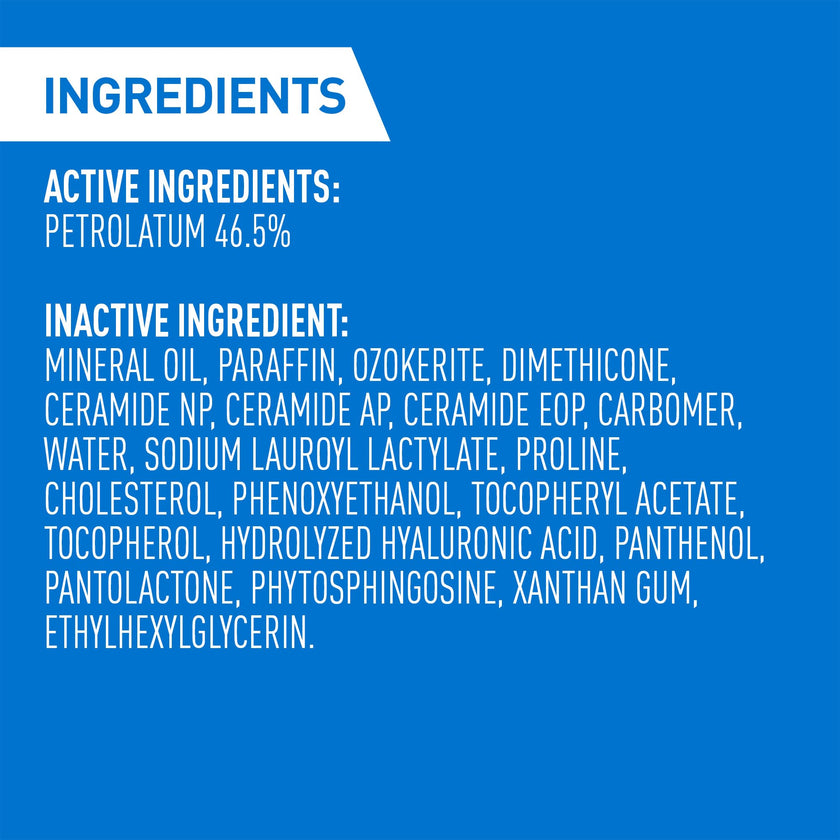 CeraVe Healing Ointment, Moisturizing Petrolatum Skin Protectant for Dry Skin with Hyaluronic Acid and Ceramides, Multi-Purpose Face, Body & Lip Balm, Lanolin-Free & Fragrance-Free, 340g 🍁 All In One Marketplace Canada