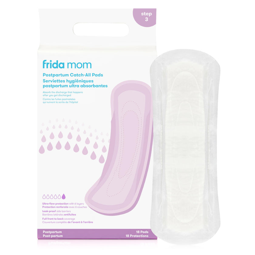 Frida Mom Postpartum Pads, Leak Proof Feminine Care Maxi Pads, 6 Layers of Protection for Maximum Absorbency (18ct) 🍁 All In One Marketplace Canada