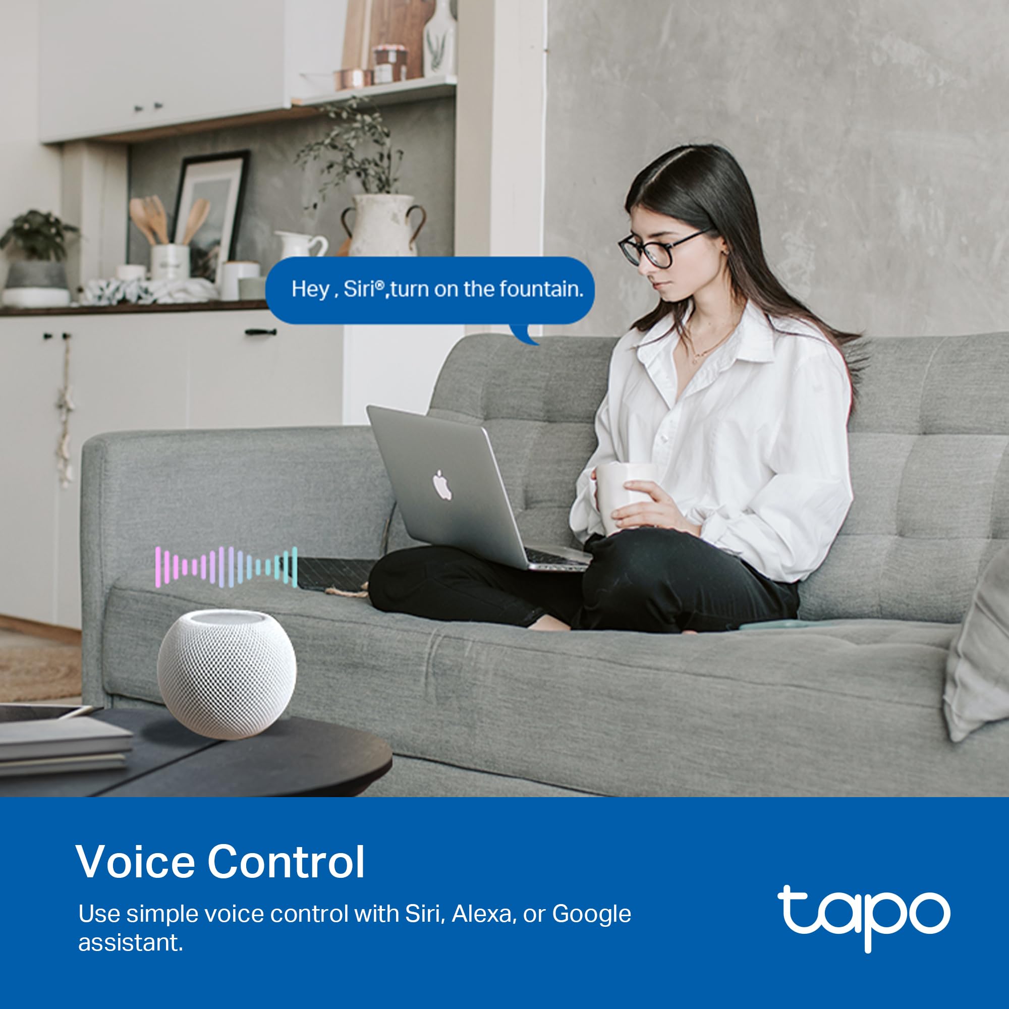 TP-Link Tapo Matter Outdoor Smart Plug, 2 Individual outlets, IP65 Weather Resistance, Works with Apple Home, Alexa, Google Home, Long Wi-Fi Range, 2.4G Wi-Fi Only, ETL Certified (Tapo P400M) 🍁 All In One Marketplace Canada