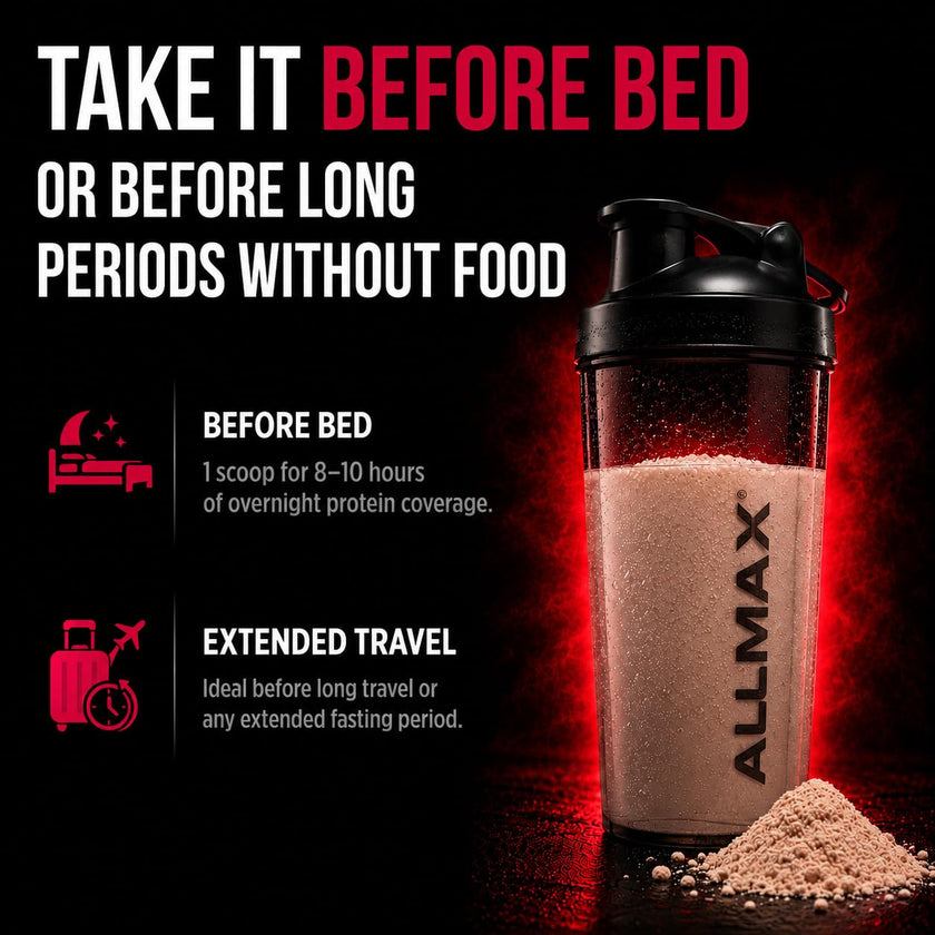 ALLMAX CASEIN-FX Casein Protein Powder, Chocolate, 2 lb, 27 Servings 🍁 All In One Marketplace Canada