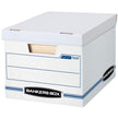 Bankers Box Stor/File Basic-Duty Storage Boxes, 6 Pack (70325),White/Blue 🍁 All In One Marketplace Canada