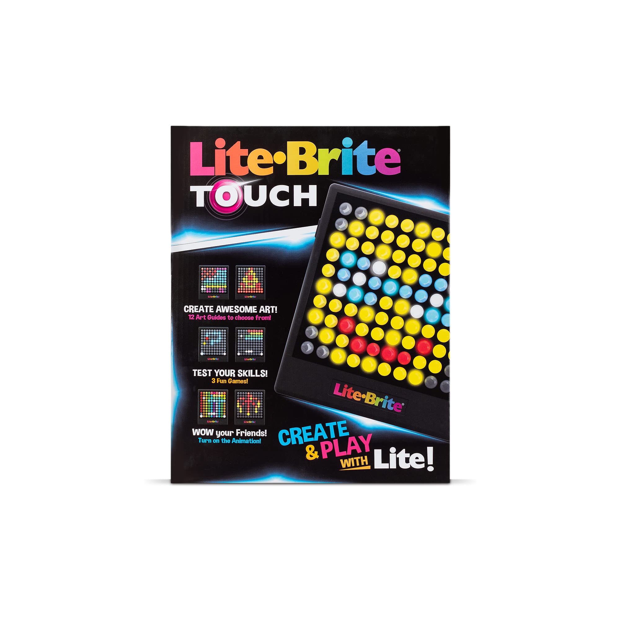Lite-Brite Touch - Catch The Light! Lite-Brite Art Without Pegs! Interactive Lite-Brite Games, Color Battle with Friends, Create and Play! 🍁 All In One Marketplace Canada