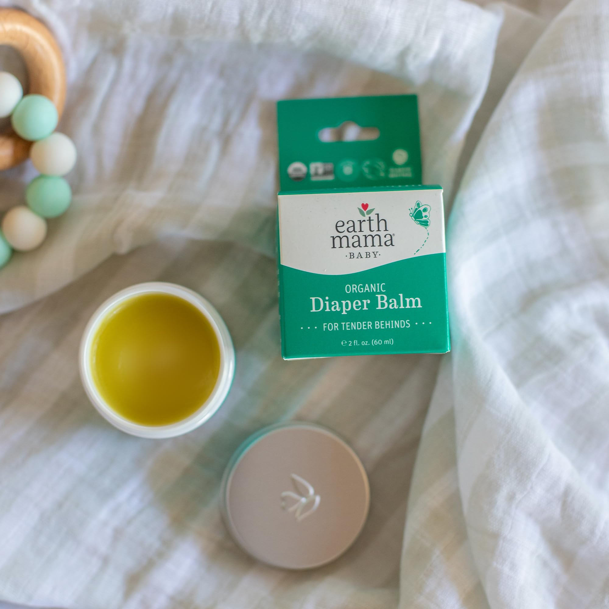 Earth Mama Organic Baby Diaper Balm, 60ml 🍁 All In One Marketplace Canada