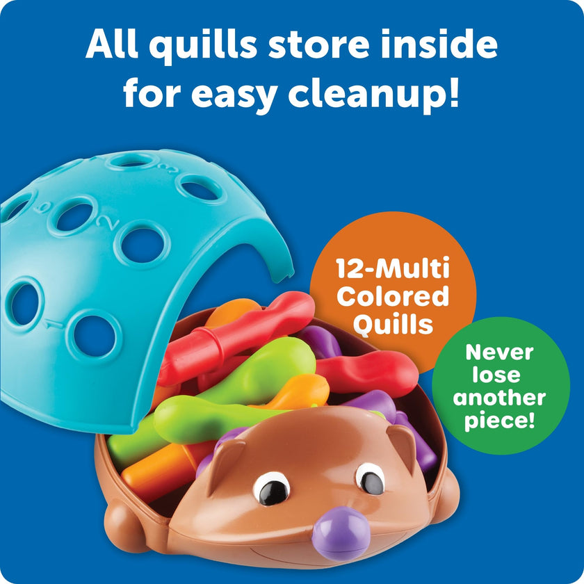 Learning Resources Spike The Fine Motor Hedgehog - Toddler Montessori Toys, Stacking Shape, Gifts for Boys and Girls, Sorting and Matching Skill Activities, Educational Games, Kindergarten 🍁 All In One Marketplace Canada