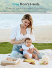 Paruu P16 Wearable Breast Pump, Hands-Free Portable Electric Breast Pump with 4 Modes & 12 Suction Levels, 309mmHg Max Powerful Suction, 19/21/24mm Flange Inserts, Wireless Breastfeeding Pump, 2 Pack 🍁 All In One Marketplace Canada