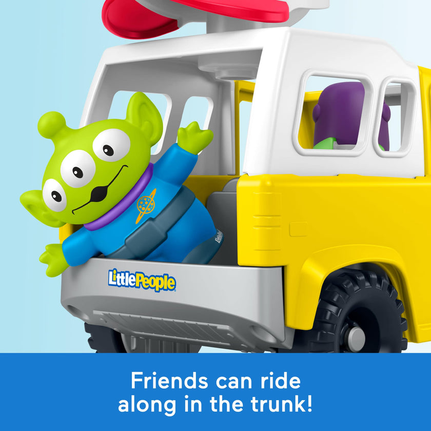 Fisher-Price Little People Toddler Toy Disney & Pixar Toy Story Pizza Planet Truck with Buzz Lightyear & Alien Figures for Kids Ages 18+ Months 🍁 All In One Marketplace Canada