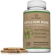 Premium Psyllium Husk Capsules - 1450mg per Serving - Helps Support Digestion, Intestinal Health & Regularity - 240 Psyllium Husk Fiber Capsules 🍁 All In One Marketplace Canada