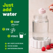 Organika Canadian-Made Electrolytes Powder with Vitamin C & Prebiotic Fibre - Sugar-Free Hydration Drink Mix - Wild Raspberry - 210 g - 60 servings 🍁 All In One Marketplace Canada