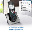 AT&T GL2101-2 DECT 6.0 Cordless Home Phone 2-Handset with Call Block, Caller ID, Full-Duplex Handset Speakerphone, 2