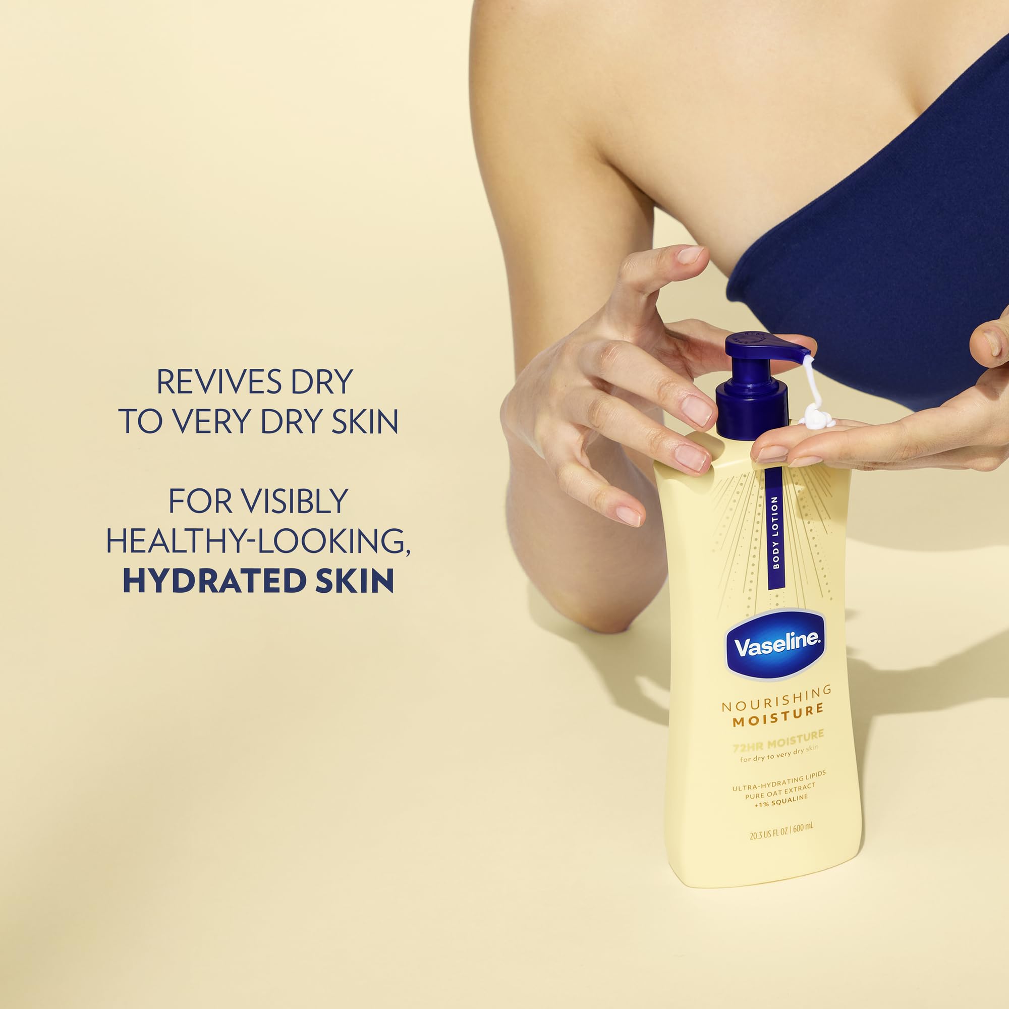 Vaseline Dry Skin Repair Lotion Ultra-Hydrating 72H Moisture, 600mL, 4-Pack 🍁 All In One Marketplace Canada