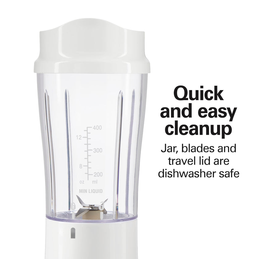 Hamilton Beach 51101V Personal Blender with Travel Lid, White 🍁 All In One Marketplace Canada