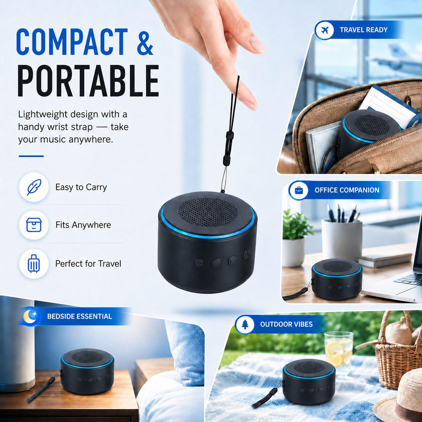 ZAPUVO Gifts for Men Dad, Bluetooth Speaker with Phone Stand, Christmas Anniversary for Men - Birthday Gifts for Him Husband Boyfriend, Wireless Speaker Phone Holder for Home Office Desk Use 🍁 All In One Marketplace Canada