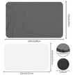Ceecysaa Stone Bath Mat, Non-Slip Diatomaceous Earth Shower Mat, Quick Drying Bath Mat Stone, Super Absorbent Diatomite Bath Mats for Bathroom Kitchen, Easy to Clean, 60 x 39cm, Dark Gray 🍁 All In One Marketplace Canada