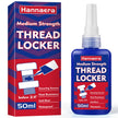 Threadlocker 1.69 Fl oz/ 50 ml Medium Strength 243, Lock & Seal Nuts, Bolts, Fasteners and Metals, Blue Thread Lock Against Losening and Leakage (medium-50ml) 🍁 All In One Marketplace Canada