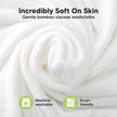 6-Pack Organic Baby Washcloths - Soft Viscose from Bamboo Washcloth, Baby Wash Cloths, Baby Wash Cloth for Newborn, Kids, Bath Baby Towels, Face Towel, Face Cloths (White) 🍁 All In One Marketplace Canada