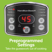 Hamilton Beach Digital Programmable Rice Cooker & Food Steamer, 14 Cups Cooked (7 Cups Uncooked), Stainless Steel, Steam & Rinse Basket, Delay Start, Model 37548MN 🍁 All In One Marketplace Canada
