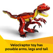 LEGO Creator 3 in 1 Fierce Dinosaur Building Toy for Boys & Girls, Ages 8+ - Kids Build 1 of 3 Prehistoric Animal Figures - Gift Idea for Birthdays - 31379 🍁 All In One Marketplace Canada
