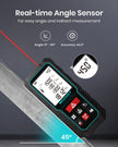 229Ft Laser Measure Device, Mileseey Digital Laser Tape Measure with Upgraded Electronic Angle Sensor, ±2mm Accuracy, Area Measurement,Volume and Pythagoras, Backlit LCD,Mute, Battery Included 🍁 All In One Marketplace Canada