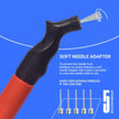 SPORTBIT Ball Pump for Sports Balls - Basketball Pump, Volleyball Pump, Football & Soccer Ball Air Pump - Hand Pump for All Sport Balls - Push & Pull Inflating System - Goes with 5 Needles Set 🍁 All In One Marketplace Canada