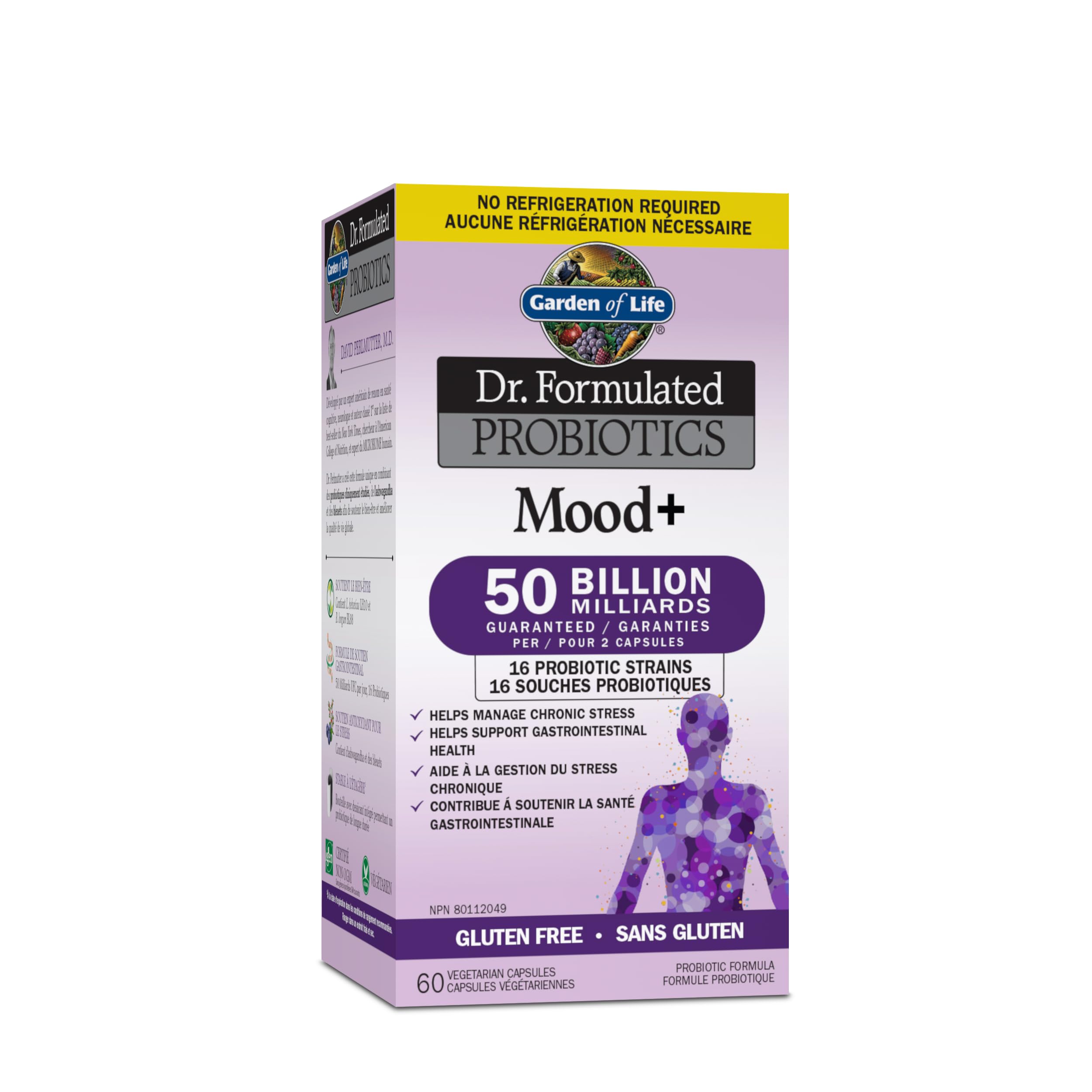 Garden of Life Dr. F Mood+ 50-B SS 60 Vcaps 🍁 All In One Marketplace Canada