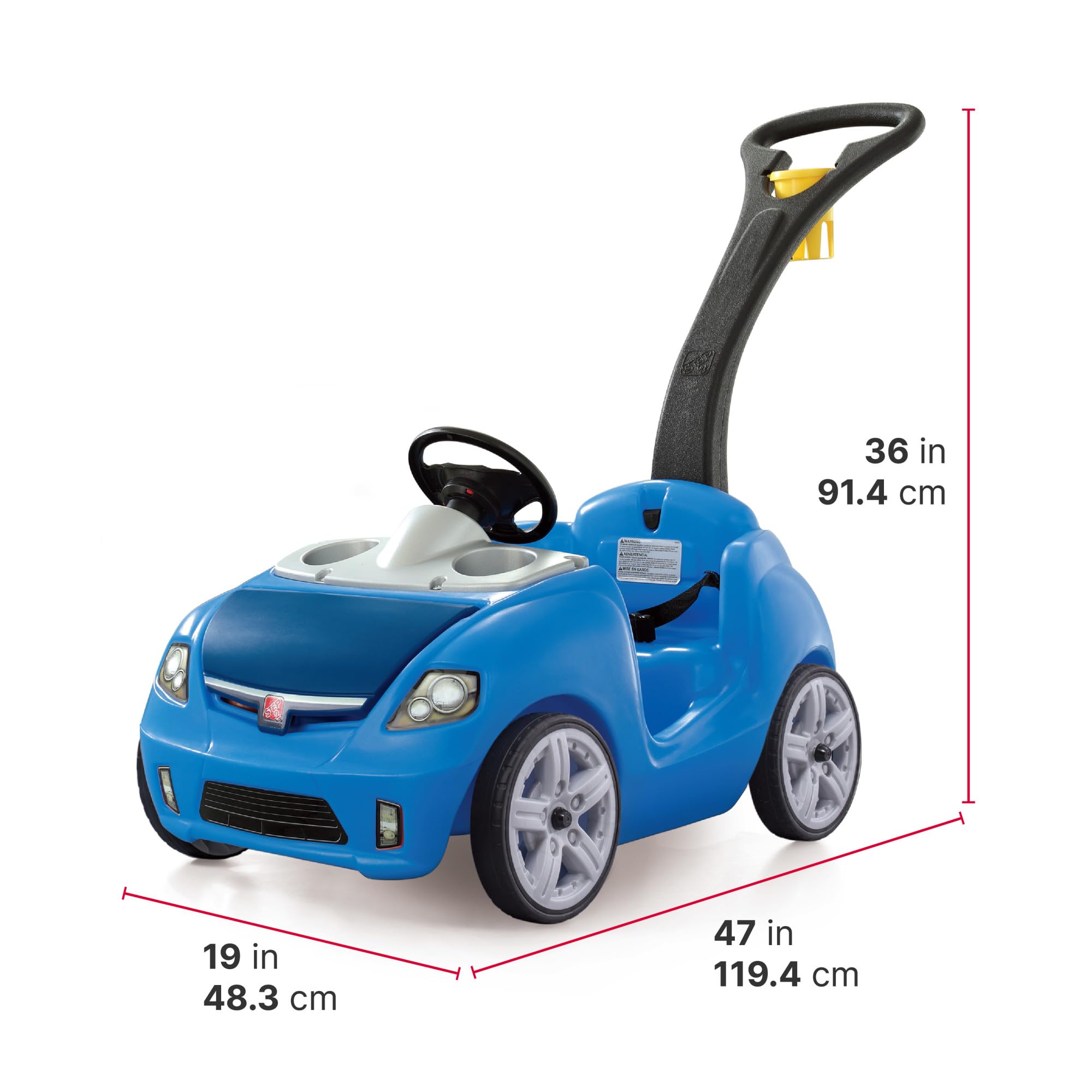 Step2 Whisper Ride II, Blue - 823000 🍁 All In One Marketplace Canada