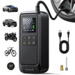 Lamicall Tire Inflator Portable Air Compressor - [5X Faster Inflation] Air Pump with Digital Pressure Gauge & LED Light, 150PSI Electric Tyre Pump for Car Motorcycle Wheel Simulator, Wheel, Mom Gift 🍁 All In One Marketplace Canada