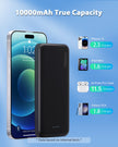 Miady 2-Pack 10000mAh Dual USB Portable Charger, Slim USB-C Power Bank, Travel Battery Pack 3 Outputs 2 Inputs Compatible with iPhone 17/16/15/14 Galaxy S24/22 Google iPad Android etc 🍁 All In One Marketplace Canada