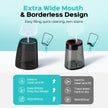 COSLUS C51 Portable Water Teeth Flosser: 3 Modes & 6 Pressure Settings for Whole Family Various Cleaning Need, Jet Mode for Beginner-Friendly, Compact for Travel, 300ml Tank, IPX7 Waterproof, Black 🍁 All In One Marketplace Canada