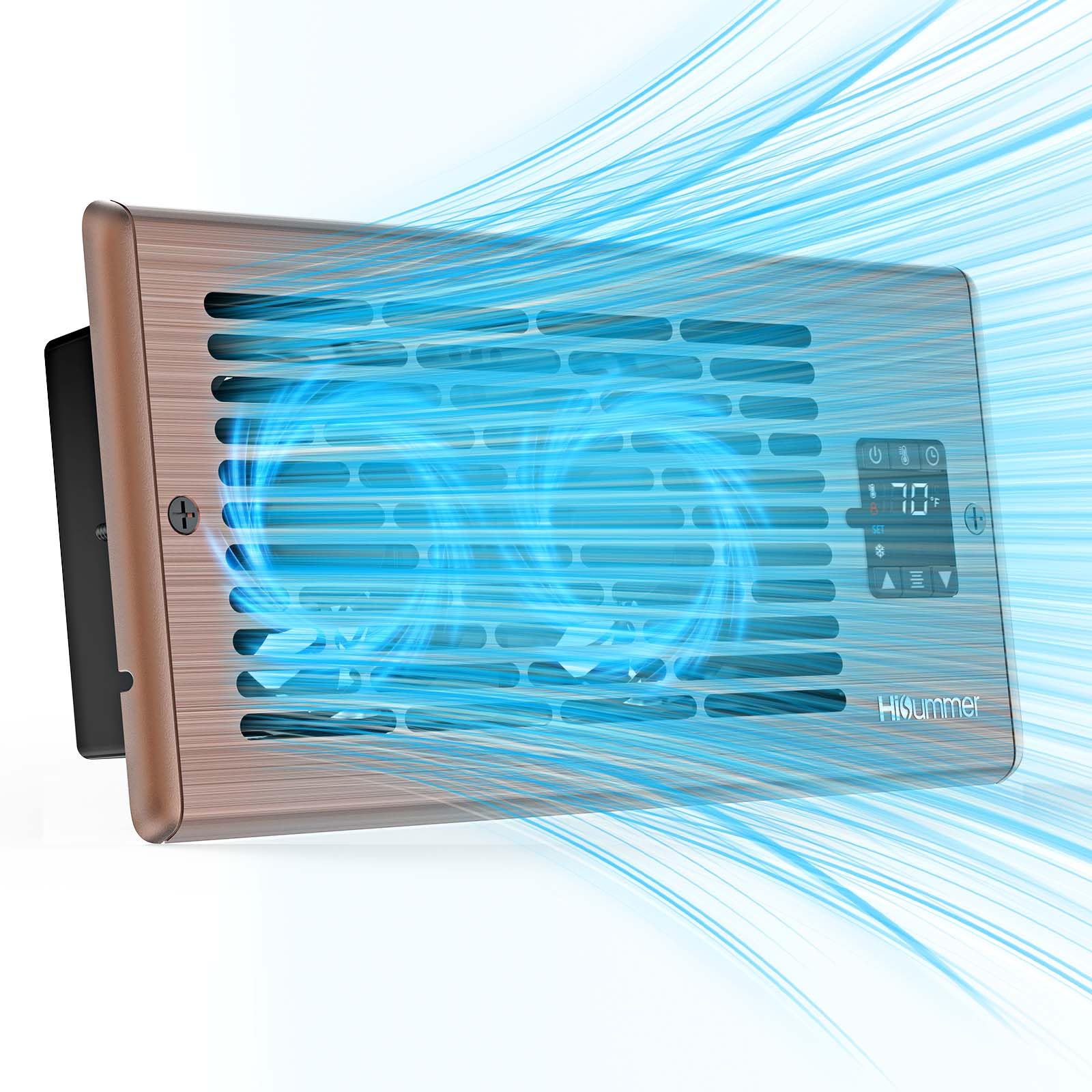 Hisummer Register Booster Fan for 4