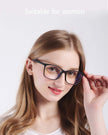 ANRRI Blue Light Blocking Glasses for Computer Use, Anti Eyestrain Lens Lightweight Frame Eyeglasses, Black, Men/Women 🍁 All In One Marketplace Canada