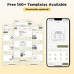 SUPVAN T50M Pro Bluetooth Label Maker Machine with Tape, Wide Waterproof Label, Versatile App with 30 Fonts and 660+ Icons, Inkless Labeler for Home, Kitchen, School, Office Organization, Set 1 🍁 All In One Marketplace Canada