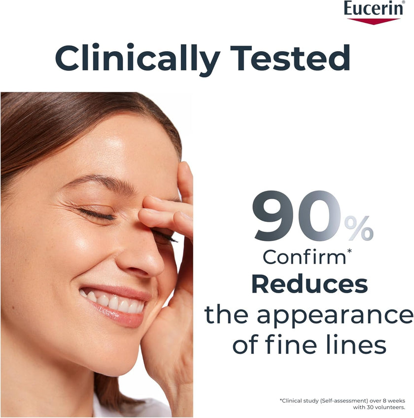 Eucerin Anti-Wrinkle Eye Cream, Smoothing, Anti-Age, Hyaluronic Acid, 15mL 🍁 All In One Marketplace Canada