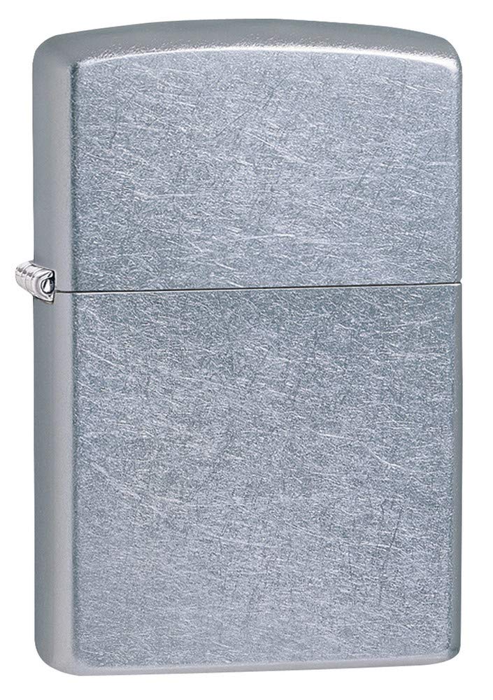 Zippo Street Chrome Pocket Lighter, 5 1/2 x 3 1/2cm, Silver 🍁 All In One Marketplace Canada