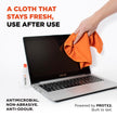 WHOOSH! Screen Shine Go 30 ml – Refillable Laptop Cleaner, Safe Streak-Free Glasses Cleaning Spray for TV, OLED, MacBook, Monitor or Car, Includes 15x15 cm PROTX2 Microfiber Cloth 🍁 All In One Marketplace Canada