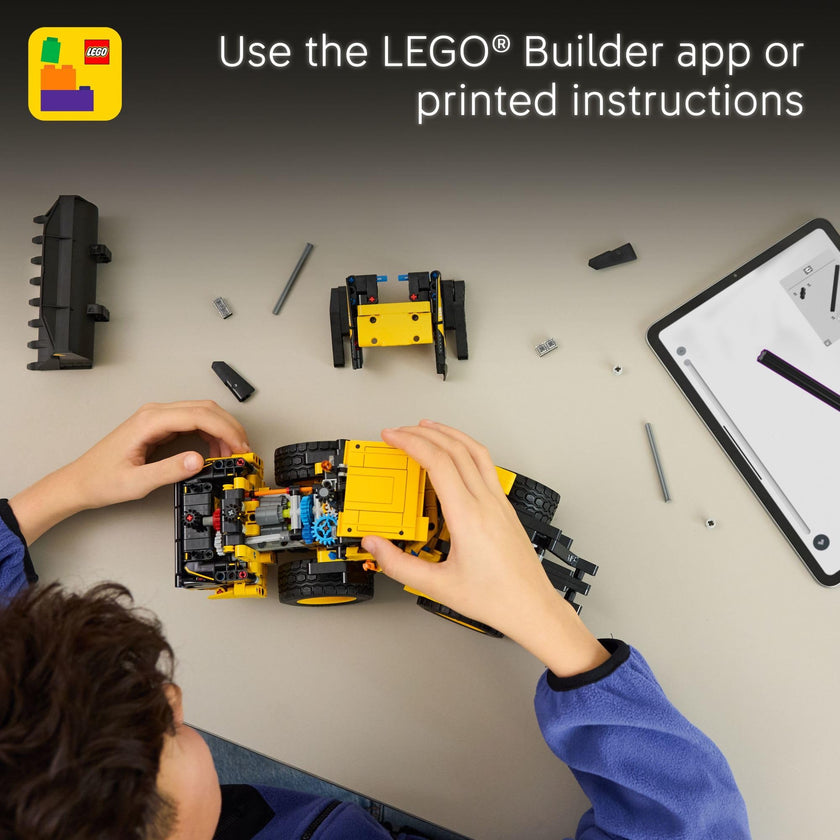 LEGO Technic Volvo L120 Electric Wheel Loader Construction Toy - Pretend Play Building Set - Great Birthday Gift for Boys, Girls, and Kids 9+ Who Love Vehicle Playsets - 42209 🍁 All In One Marketplace Canada