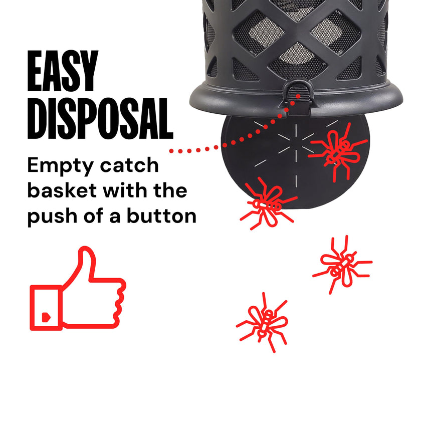 Dynatrap 1/2 Acre LED Outdoor Insect Trap – Traps Mosquitoes, Flies, Moths, Wasps, Gnats, & Other Flying Insects - Bug Zapper Alternative - DT1130-CA 🍁 All In One Marketplace Canada