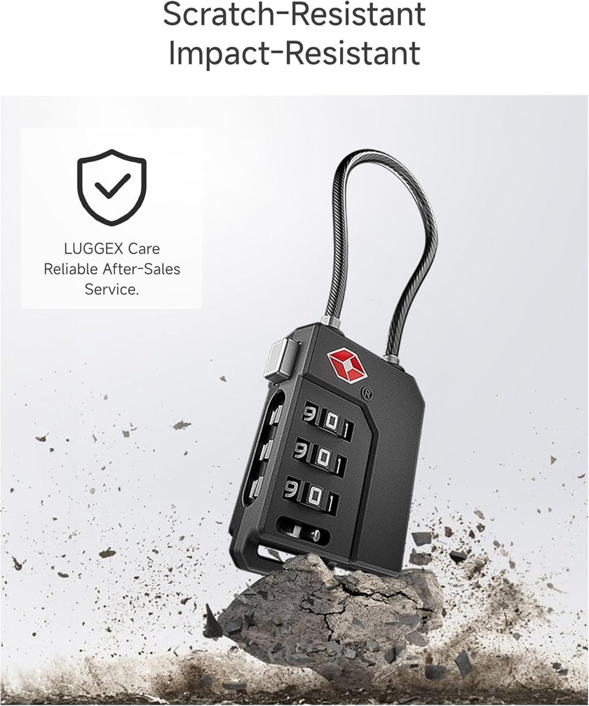 LUGGEX Luggage Lock, TSA Locks for Luggage, Suitcases Locks TSA Approved 🍁 All In One Marketplace Canada