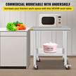 VEVOR Stainless Steel Work Table with Wheels 24 x 30 Prep Table with casters Heavy Duty Work Table for Commercial Kitchen Restaurant Business 🍁 All In One Marketplace Canada
