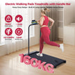 POTUPUS Walking Pad Treadmill with Incline, Portable Treadmills for Home Small Spaces, 3.0HP Electric Walking Treadmills with Handle Bar, Mini Treadmills for Exercising, 0.6-7.6MPH, 160KG, Model 401 🍁 All In One Marketplace Canada
