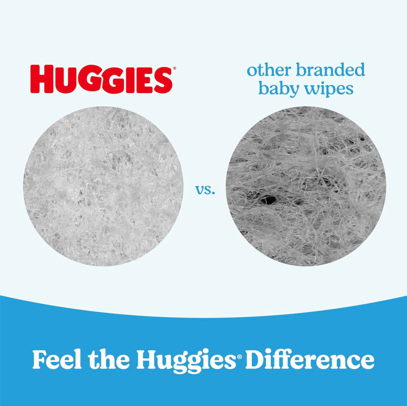 HUGGIES Baby Wipes, Huggies Natural Care Refreshing, SCENTED, Hypoallergenic, 10 Flip-Top Packs, 560 Count 🍁 All In One Marketplace Canada