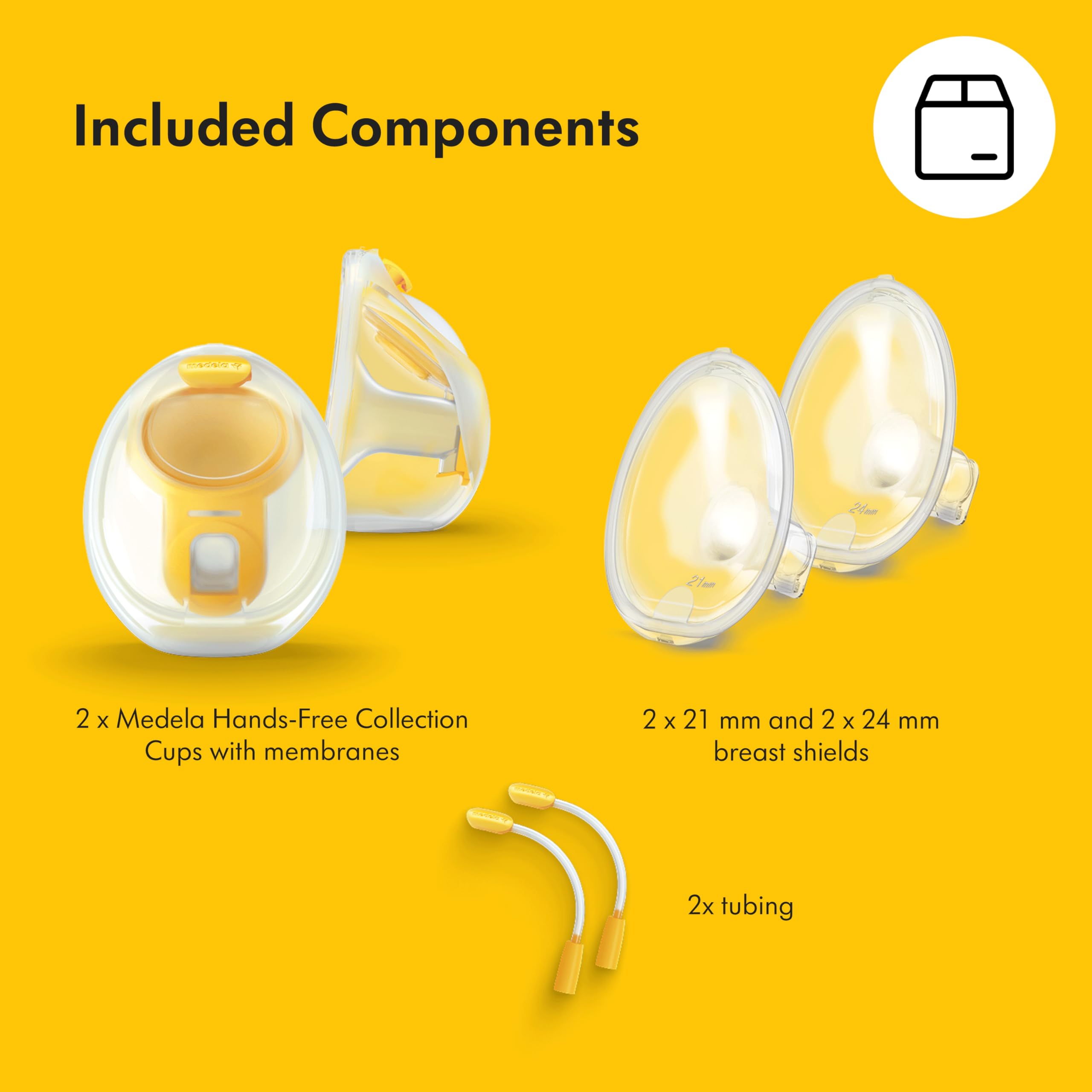 Medela Hands-free Collection Cups, Compatible with Freestyle Flex, Pump in Style with MaxFlow, and Swing Maxi Electric Breast Pumps, 1 set of 2 cups 🍁 All In One Marketplace Canada