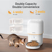Yuposl Automatic Cat Feeder, 3L Cat Food Dispenser with Over 180-day Battery Life, Anti-Jam Design, 1-6 Meals Per Day with Stainless Steel Cat Bowl, Keep Cat Dry Food Fresh, Also for Small Dog 🍁 All In One Marketplace Canada